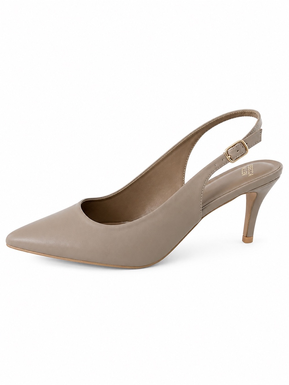 Rebecca Allen Slingback Pumps in Taupe, Size 9.5
